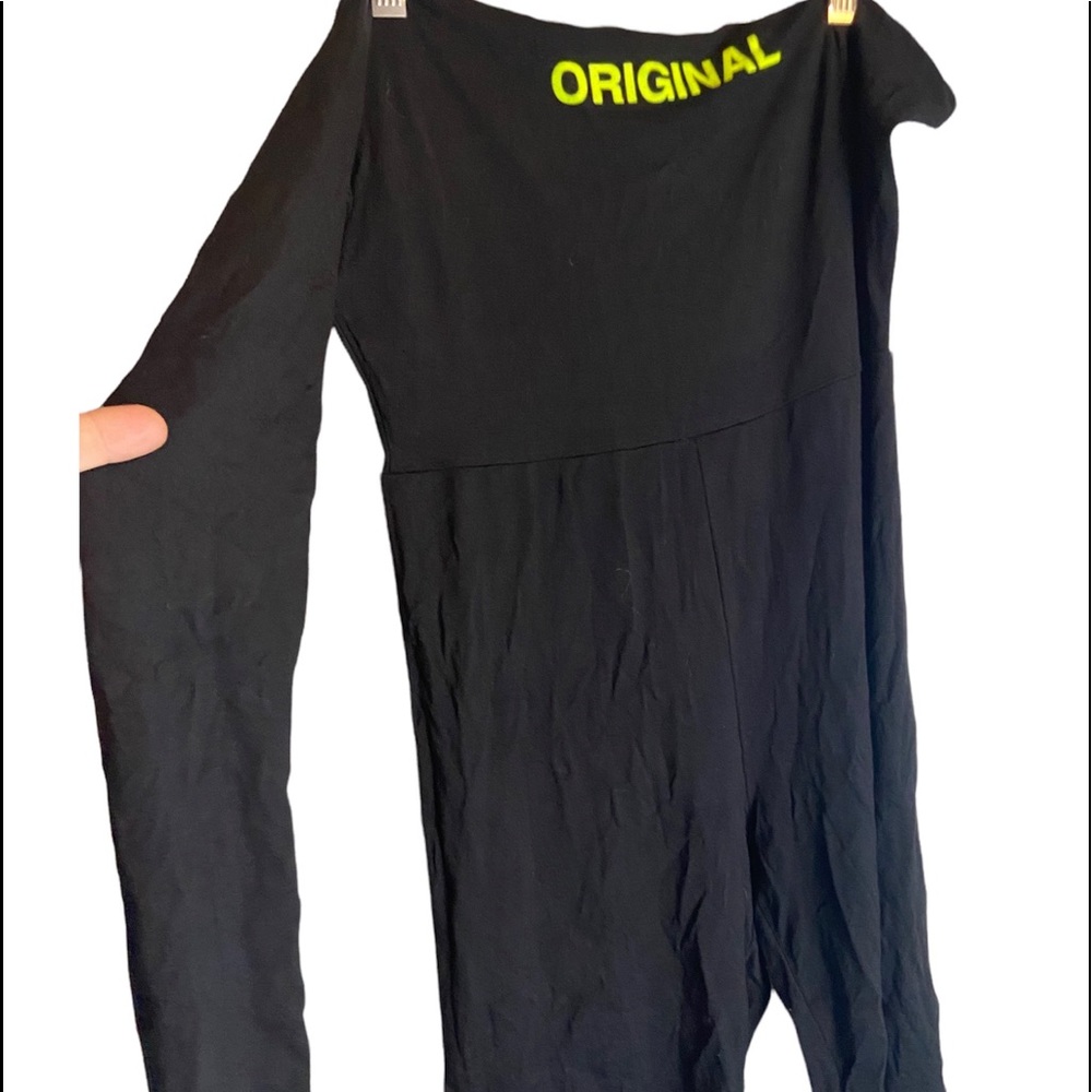Fashion Nova Black miss og body con shorts romper bodysuit xl extra large